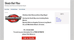 Desktop Screenshot of dentsoutplus.com