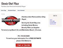 Tablet Screenshot of dentsoutplus.com